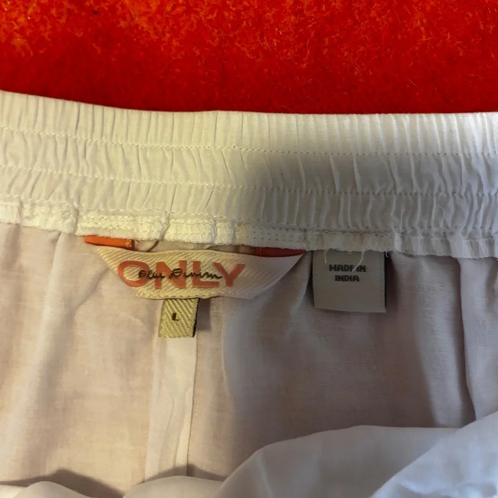 Only white boho broderie anglaise cotton mini skirt NWT - Picture 6 of 11